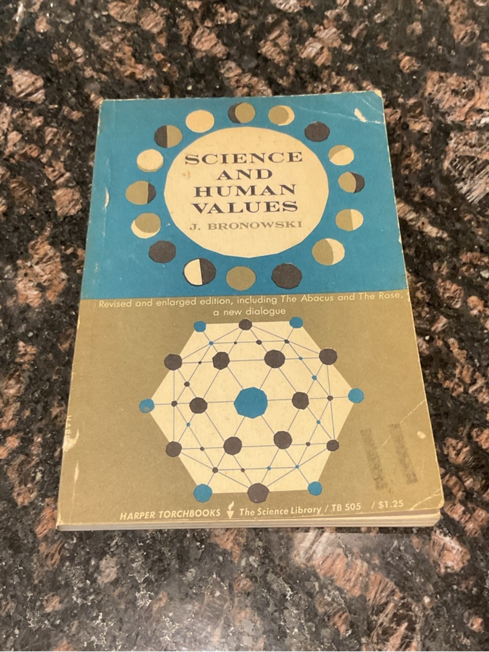 Science and Human Values by J. Bronowski — Vintage Paperback